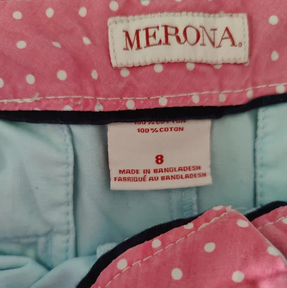 Merona shorts size 8 light pastel blue color - Picture 3 of 7